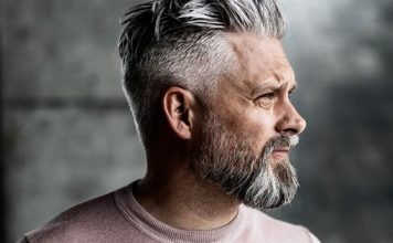 Grey hairstyles for men